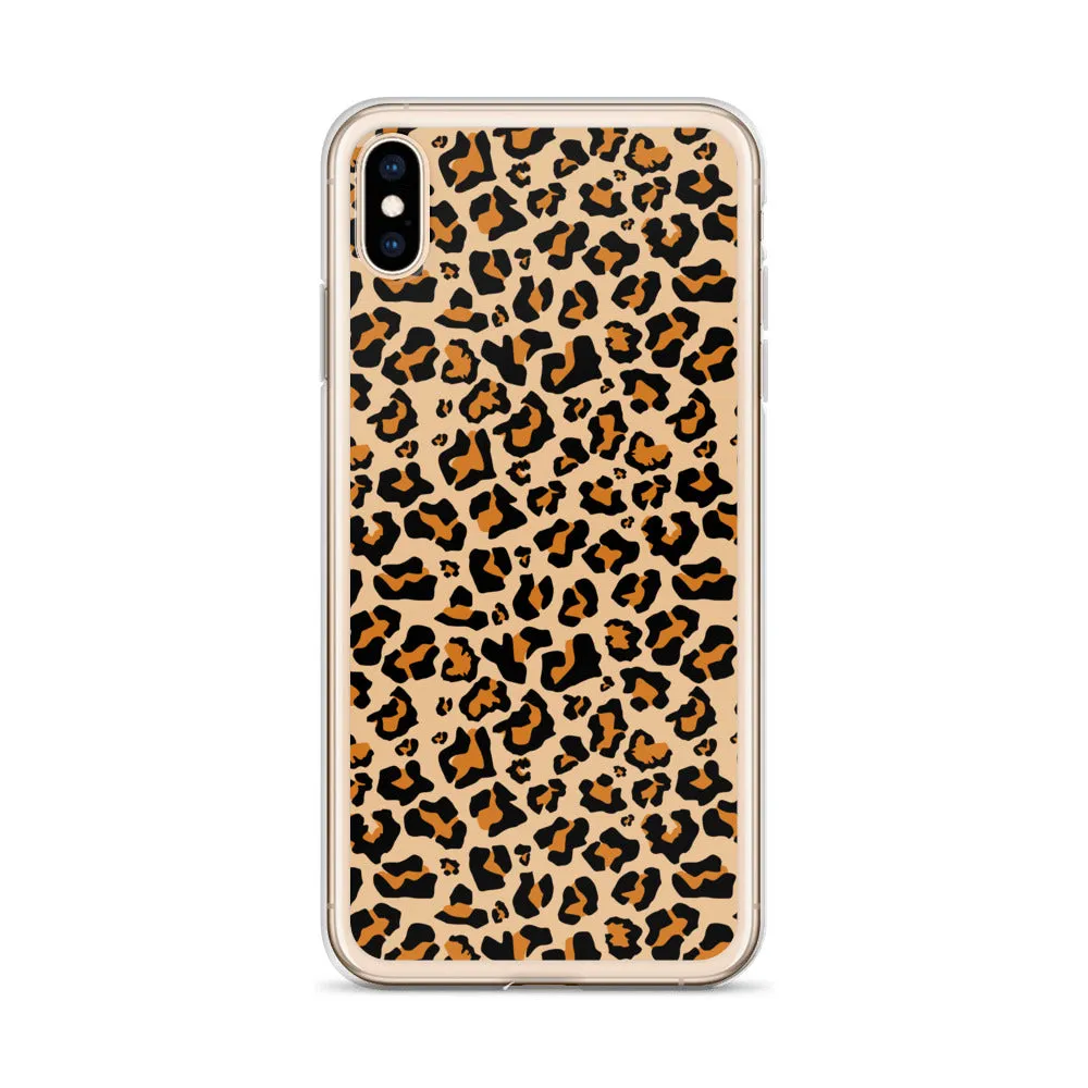 Leopard Print iPhone 15 14 13 12 Case Pro Max, Cheetah Animal iPhone 11 Mini SE XS Max XR X 7 8 Cell Phone Case