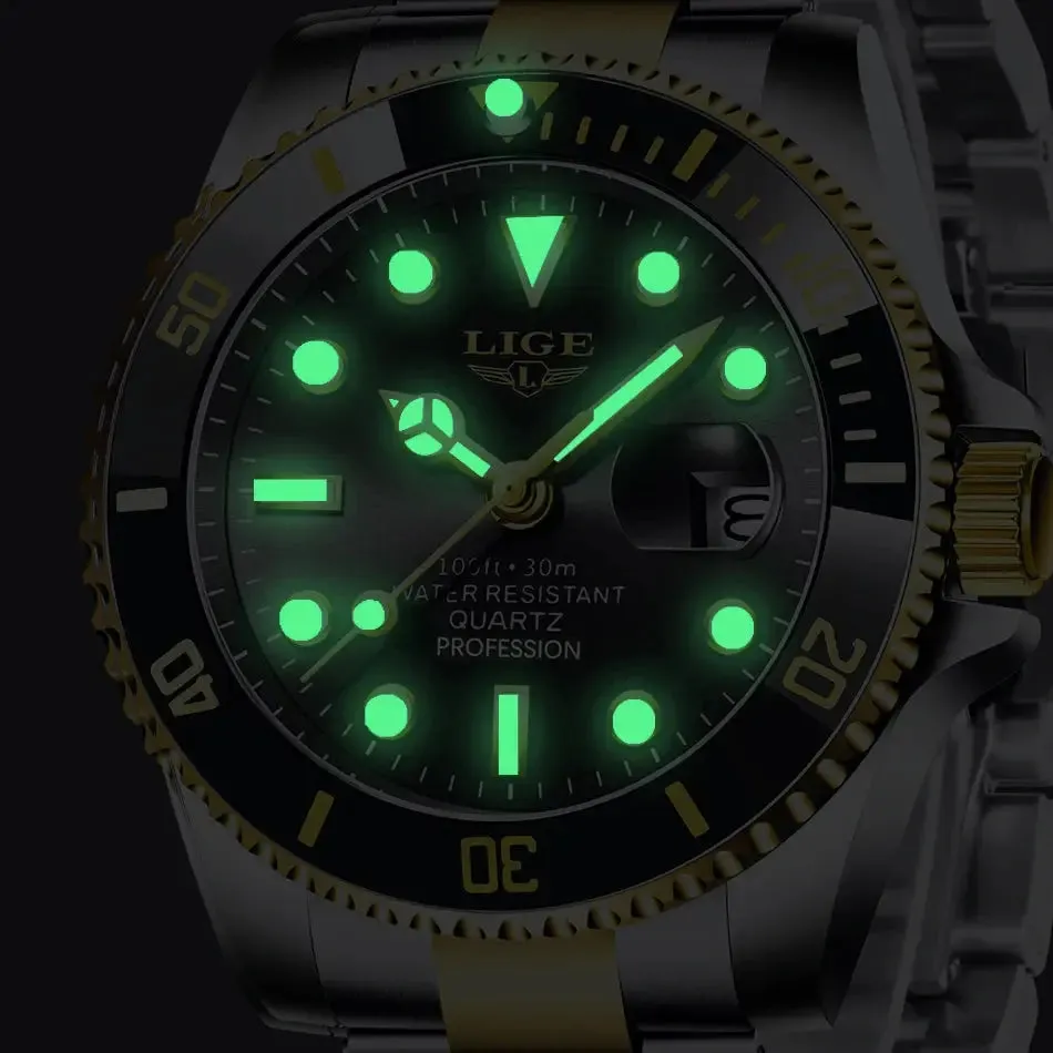 LIGE Fashion Sports Quartz Watch