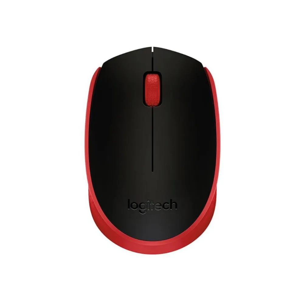 Logitech M171 Wireless Optical Mouse with 1000 DPI, 2.4GHz USB Receiver, 12 Month Battery, and 10m Wireless Range for Laptop Computer PC