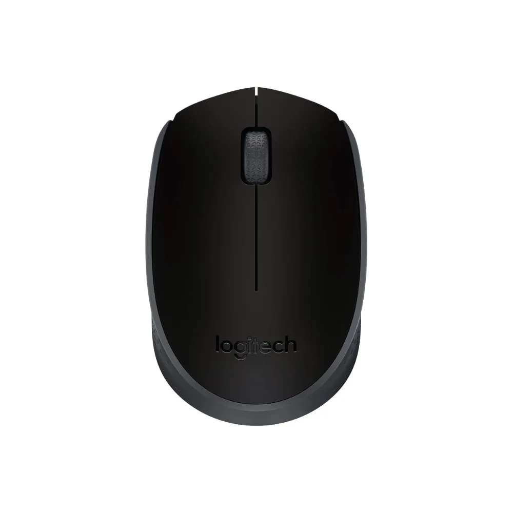 Logitech M171 Wireless Optical Mouse with 1000 DPI, 2.4GHz USB Receiver, 12 Month Battery, and 10m Wireless Range for Laptop Computer PC