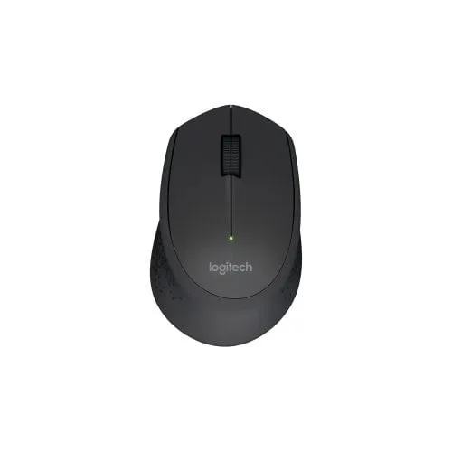 Logitech M280 Wireless Mouse - Black - Optical - Wireless - Radio Frequency - Black - USB - 1000 dpi - Scroll Wheel - 3 Button(s) - Right-handed Only