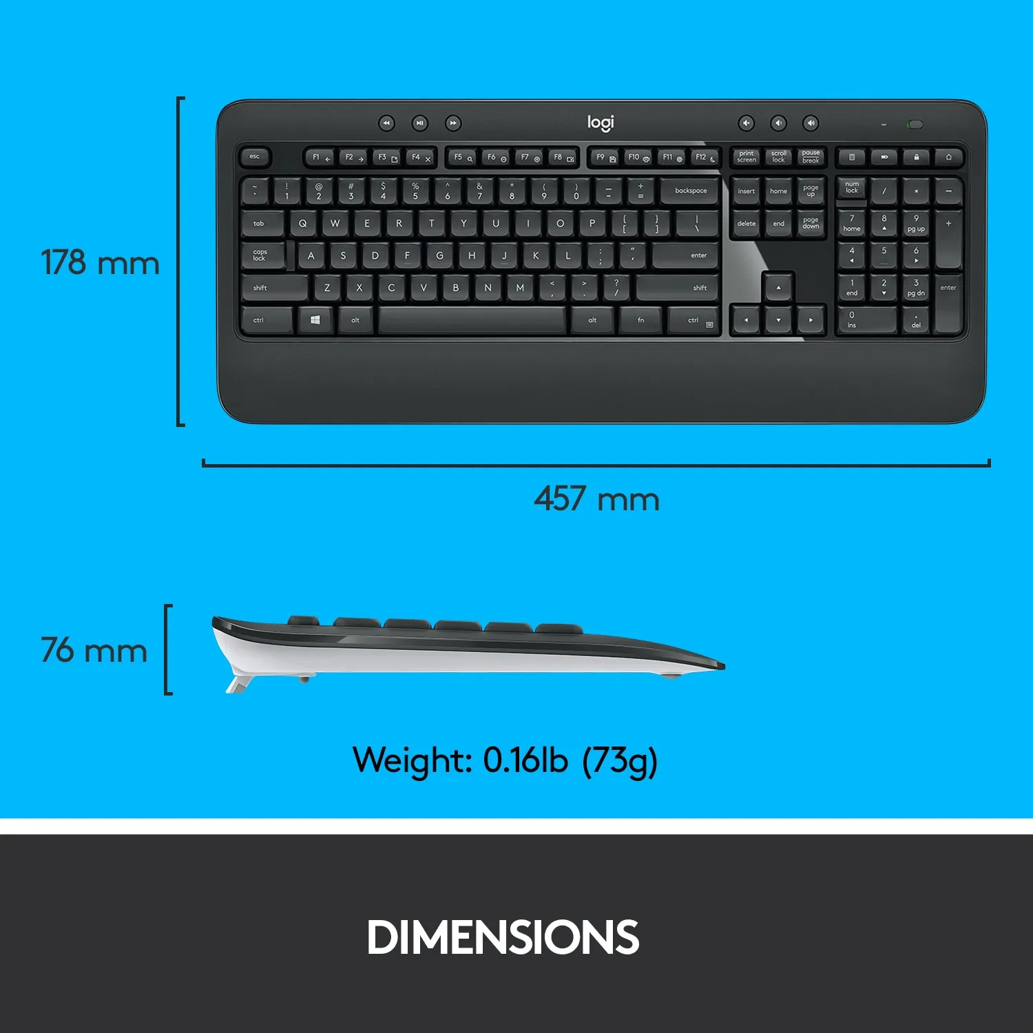 Logitech MK540 Wireless Keyboard & Mouse Combo