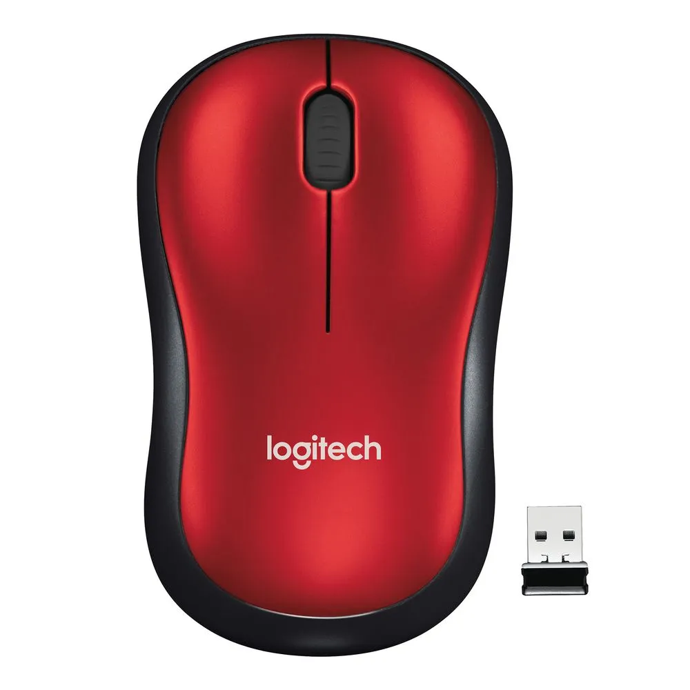 Logitech Mouse M185 - Red