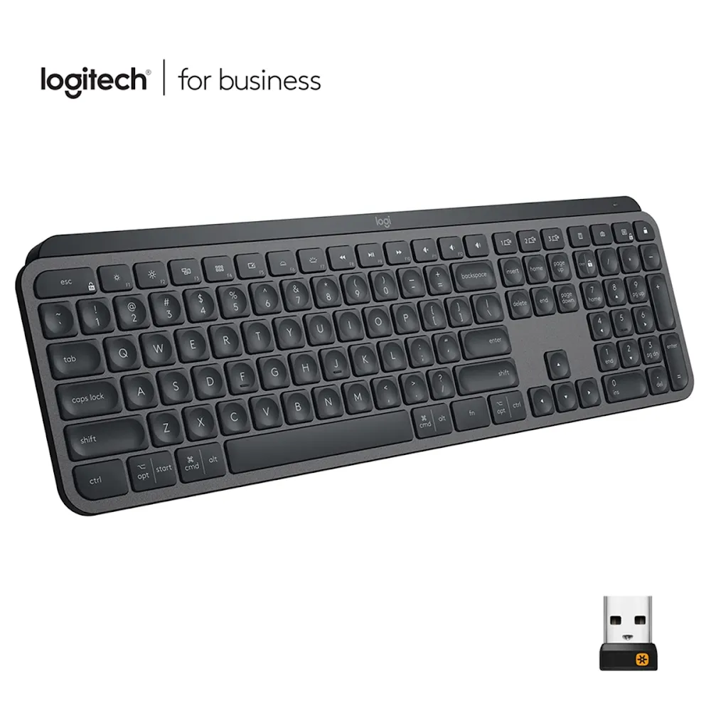 Logitech Mx Keys For Business - Graphite (Bolt With 2 Years Warranty)