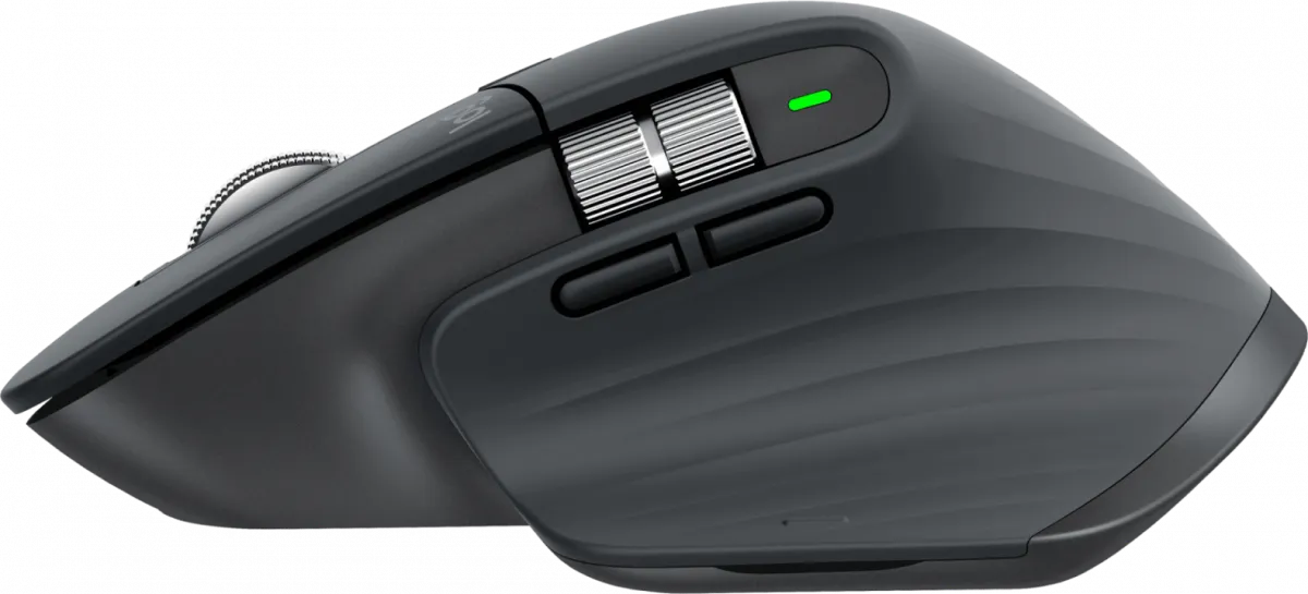 Logitech MX Master 3S Wireless Mouse 高效能無線滑鼠 - Graphite 石墨灰色 910-006561 原裝行貨