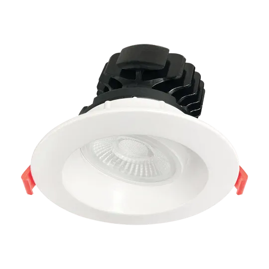 Luxrite LR23228 4" 18W LED Regress Spotlight Gimbal Round Selectable CCT