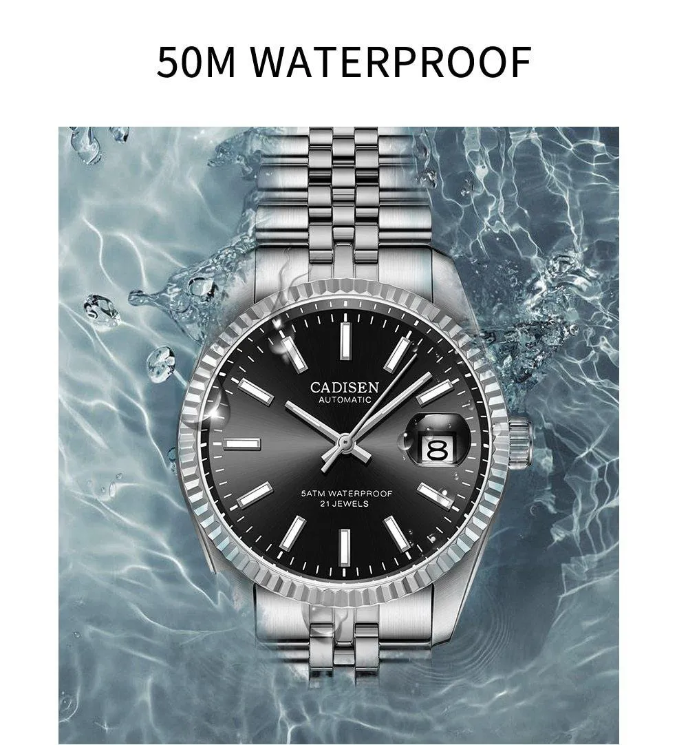 Luxury Automatic Watch Business Sport Stainless Steel Waterproof Watch Men's Mechanical Watch