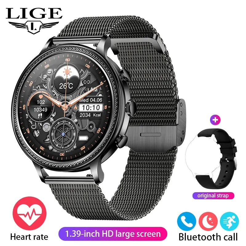 Luxury Smart Watches For Women Bluetooth Call Connected Phone Women Watch Health Monitor Sports Smartwatch 2023 Women Gift