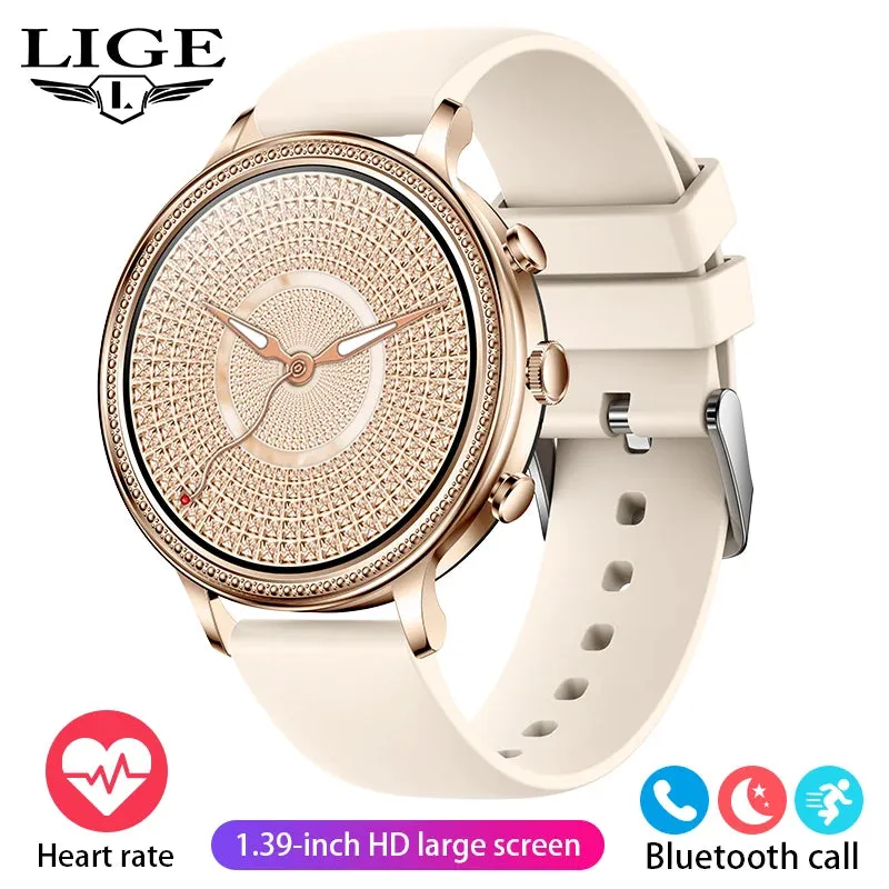 Luxury Smart Watches For Women Bluetooth Call Connected Phone Women Watch Health Monitor Sports Smartwatch 2023 Women Gift