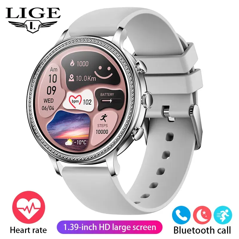 Luxury Smart Watches For Women Bluetooth Call Connected Phone Women Watch Health Monitor Sports Smartwatch 2023 Women Gift