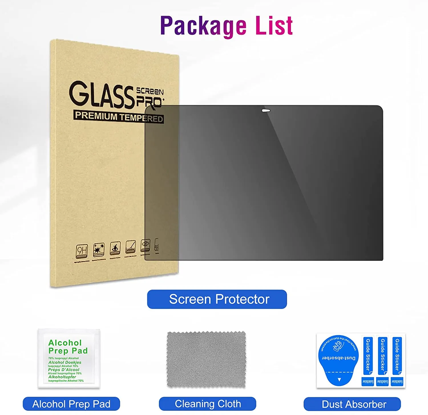 MacBook Air 13" 2018-2020 / MacBook Pro 13" 2016-2022 Privacy Tempered Glass Screen Protector | ProCase