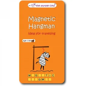 Magnetic Hangman To Go Travel Game