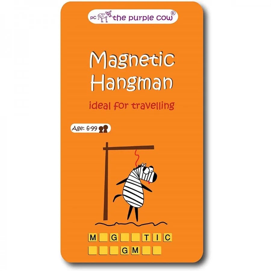 Magnetic Hangman To Go Travel Game