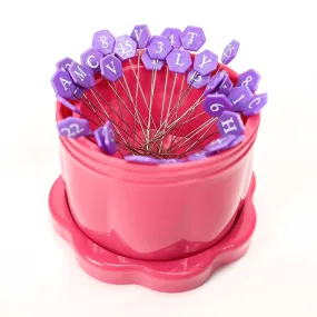 Magnetic Pin Cup- Fortune Fuchsia (LARGE)