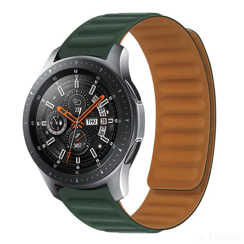 Magnetic Silicone Watch Straps Compatible with the Garmin Forerunner 158