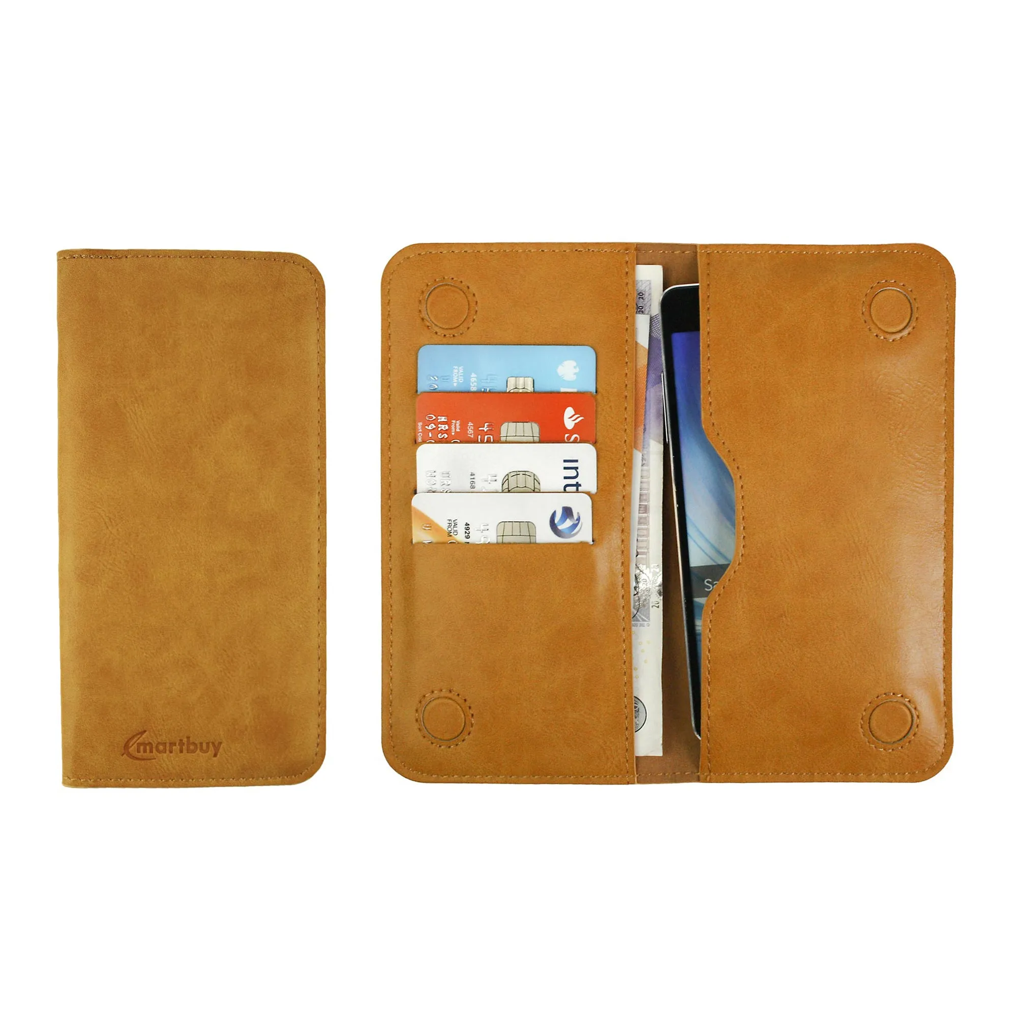 Magnetic Slim Wallet - Tan