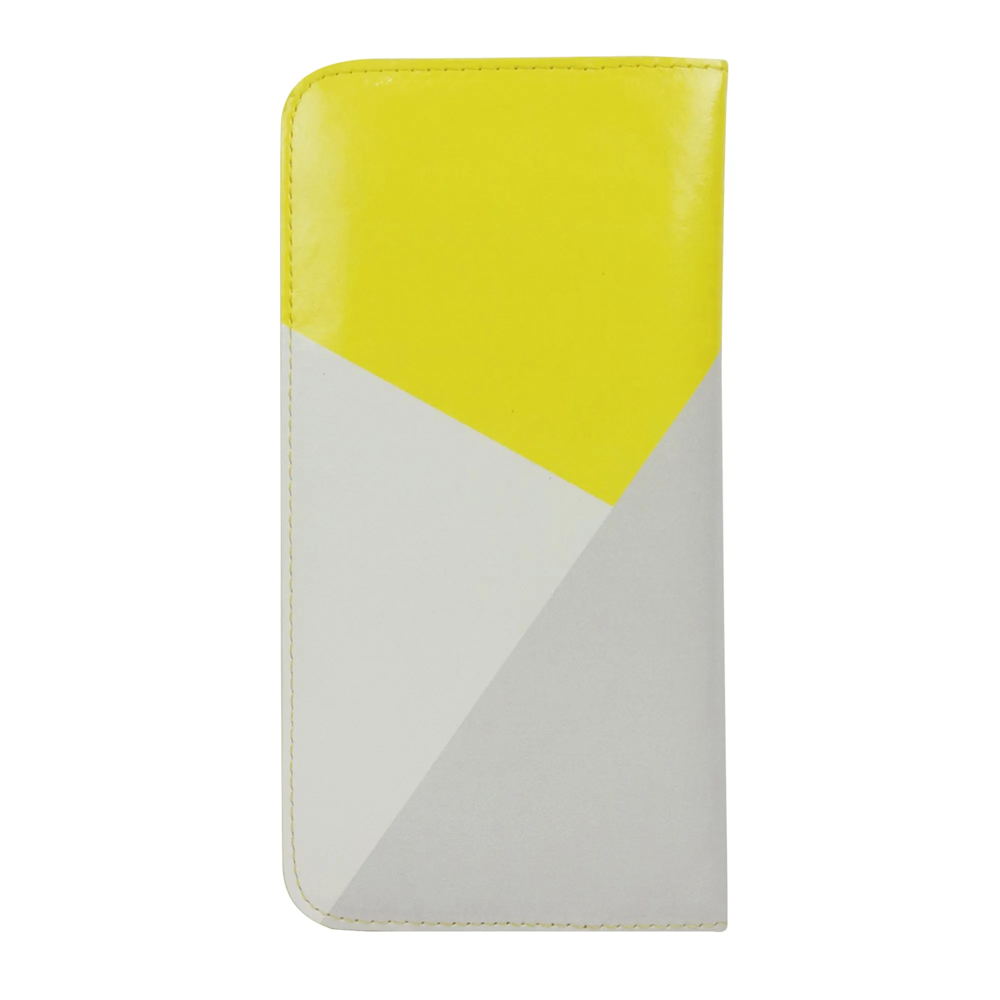 Magnetic Slim Wallet - Yellow Grey