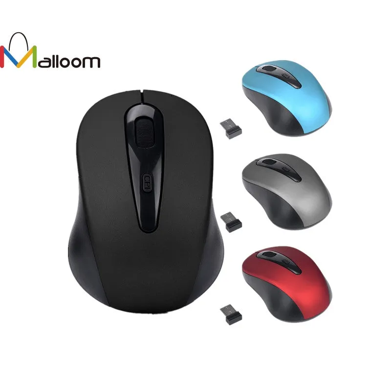 Malloom 2.4GHz Wireless Mouse Gamer USB Optical Scroll Mice for Tablet Laptop Computer Finest Gaming Mouse For High-End Player