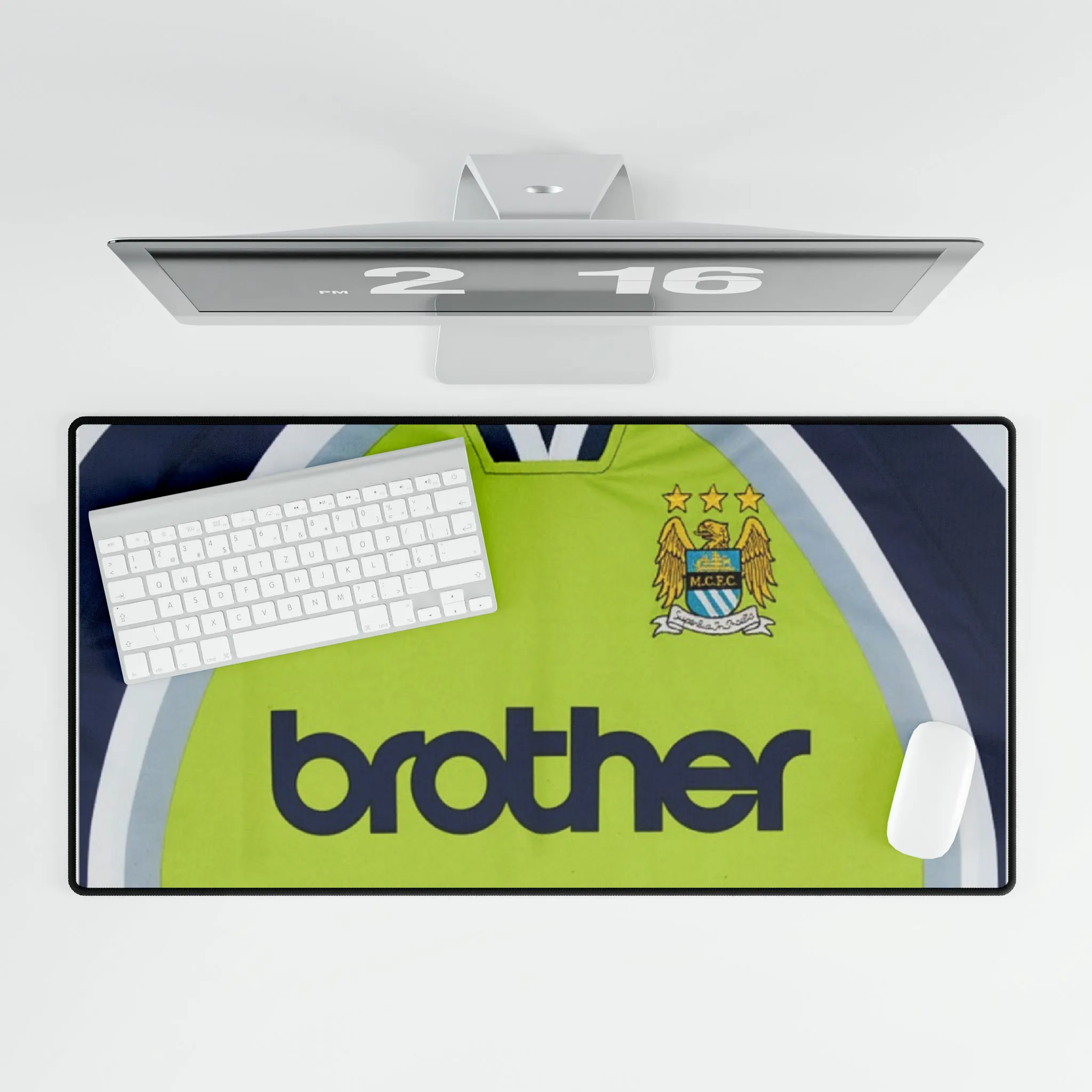 Man City Retro GK Kit  - Desk Mat