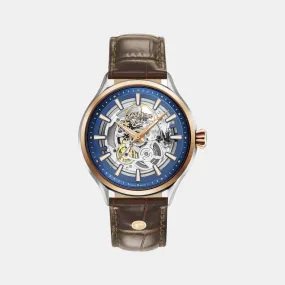 Men Analog Leather Automatic Watch 101663 49 45 05N