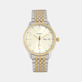 Men Gold Analog Stainless Steel Watch TW0TG6508