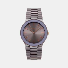 Men Grey Analog Brass Watch V281GXJJCJ