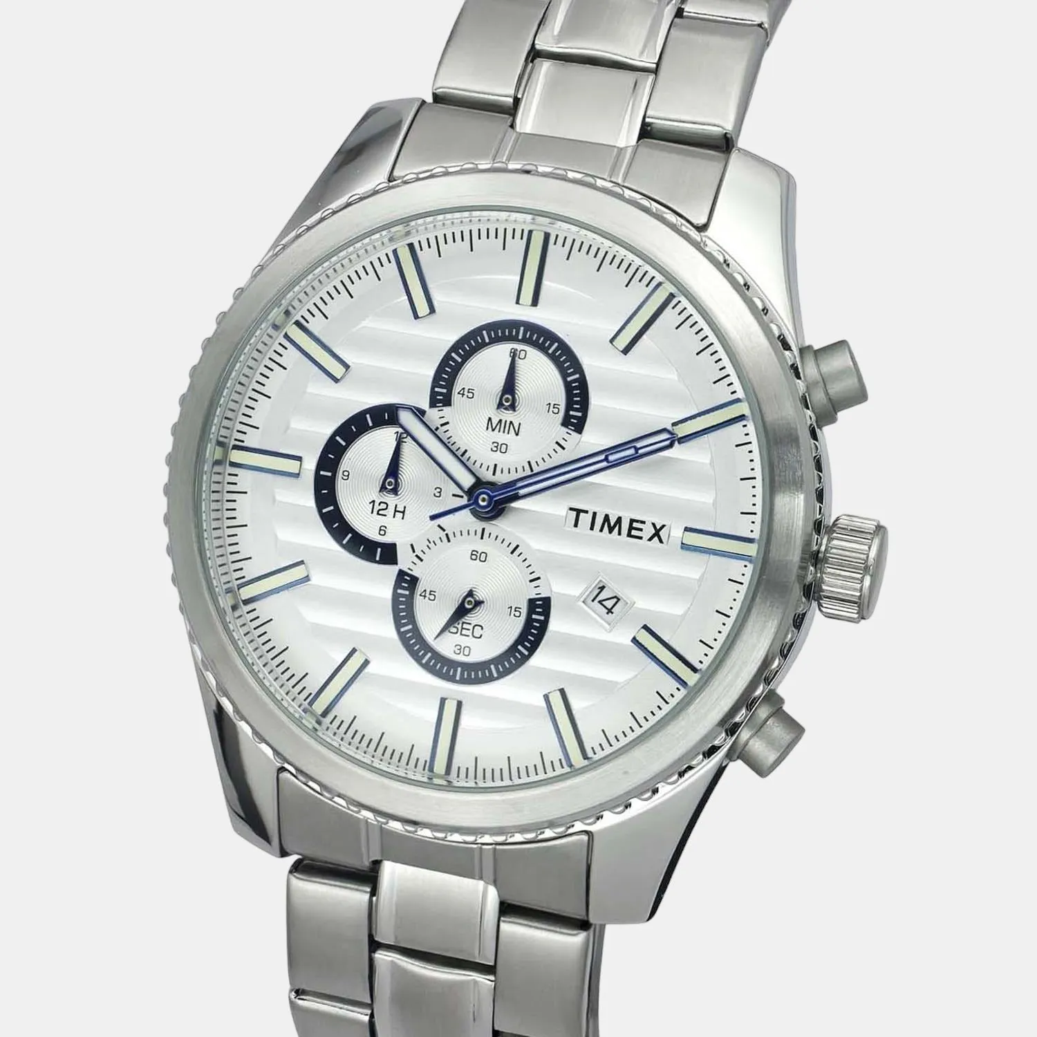 Men Grey Stainless Steel Chronograph Watch TWEG19503