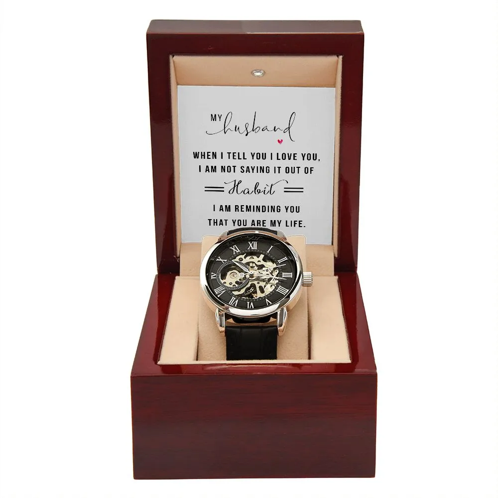 Men's Openwork Watch   MC