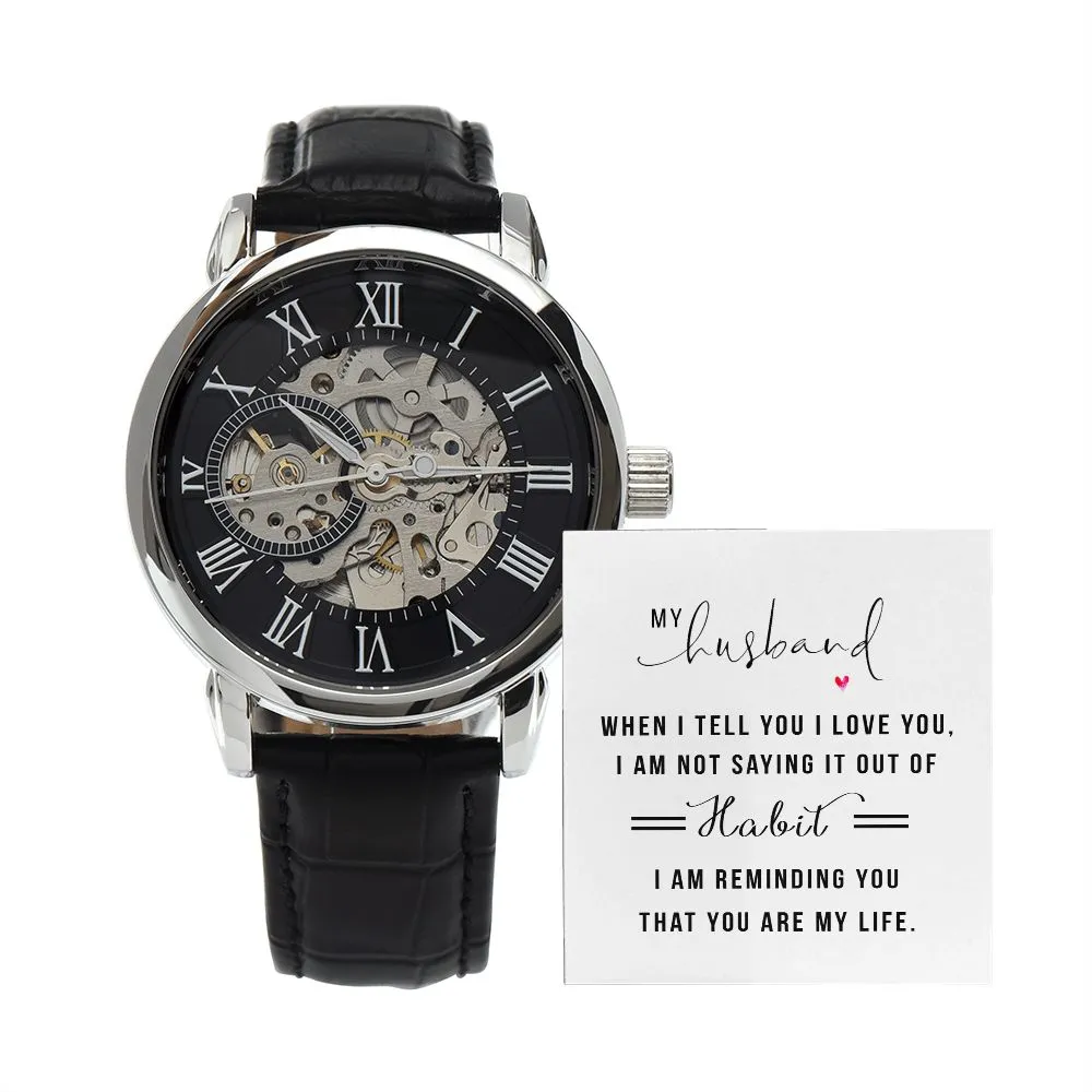 Men's Openwork Watch   MC