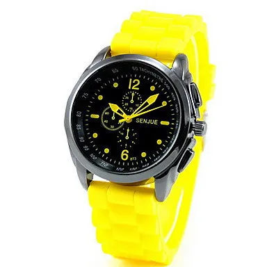 Men's Watch Mechanical Sports Hollow Engraving Silicone Strap