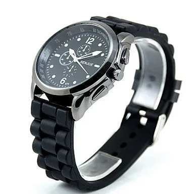 Men's Watch Mechanical Sports Hollow Engraving Silicone Strap