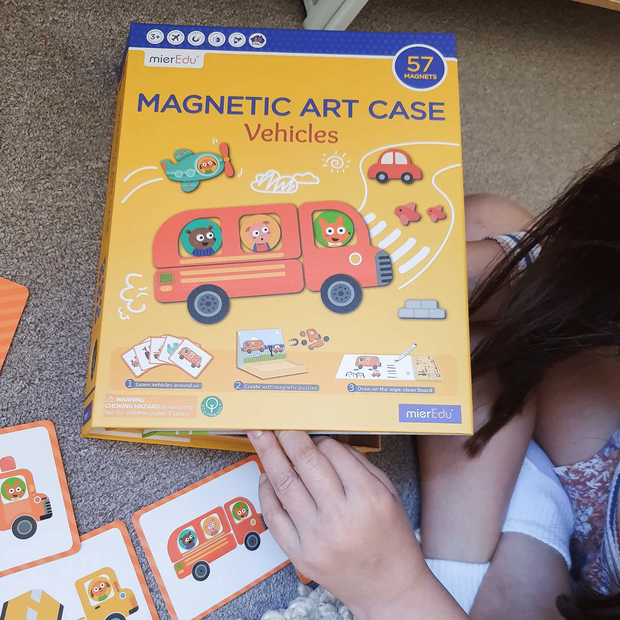 Mieredu Magnetic Art Case Vehicles