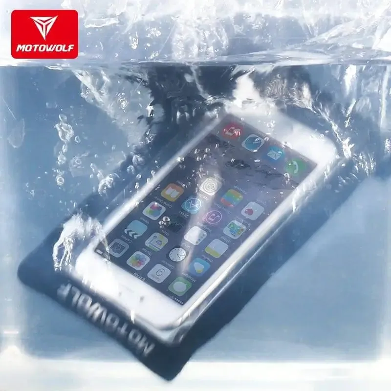 MOTOWOLF Waterproof Mobile Stand, Phone Holder For JetsKi, Motorcycle, Atv.