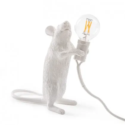 Mouse Table Lamp With Lightbulb Available in 3 Styles