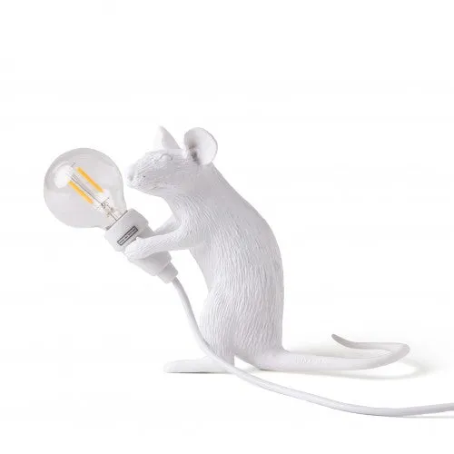 Mouse Table Lamp With Lightbulb Available in 3 Styles