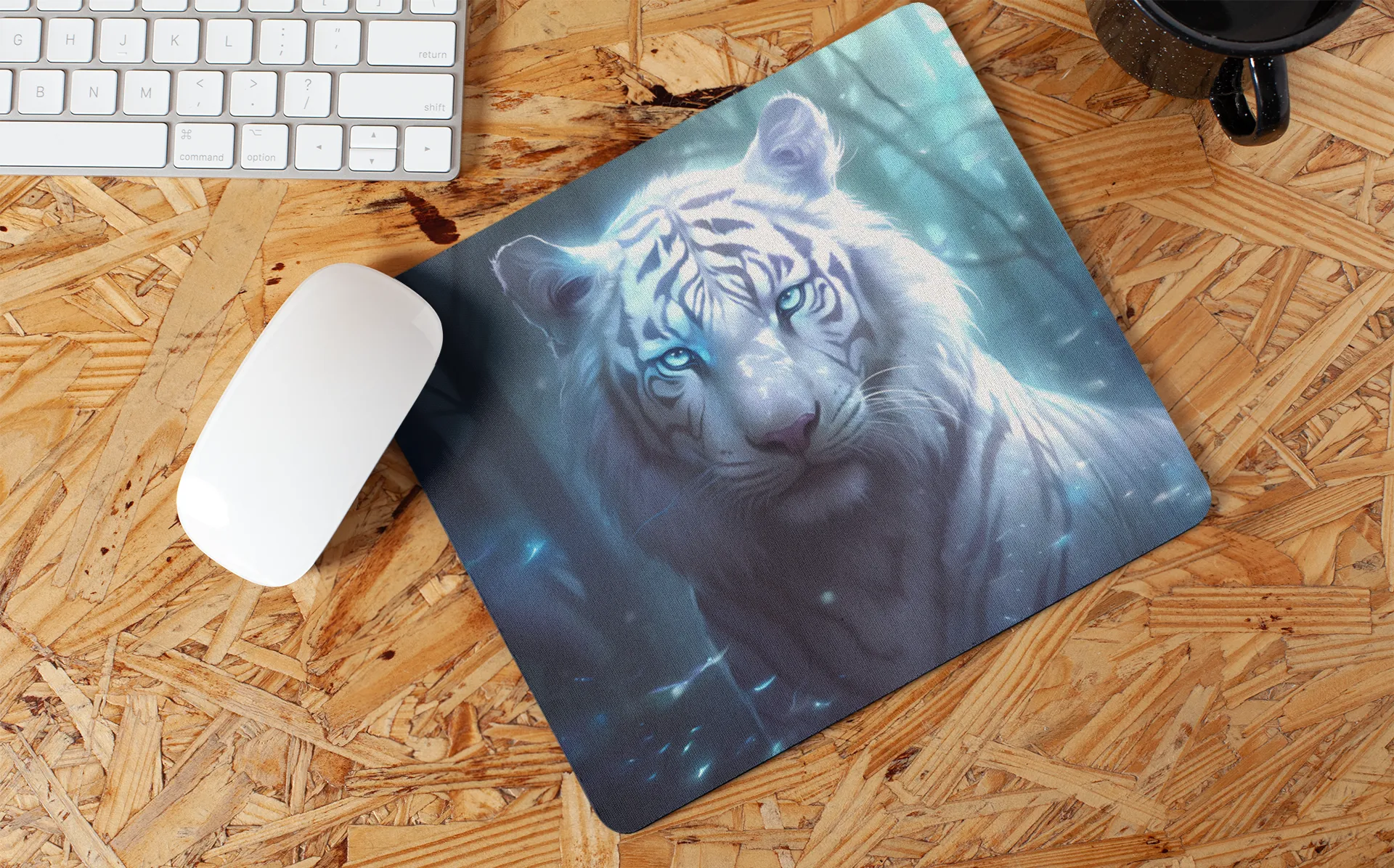 Mystical Tiger" Mouse Pad