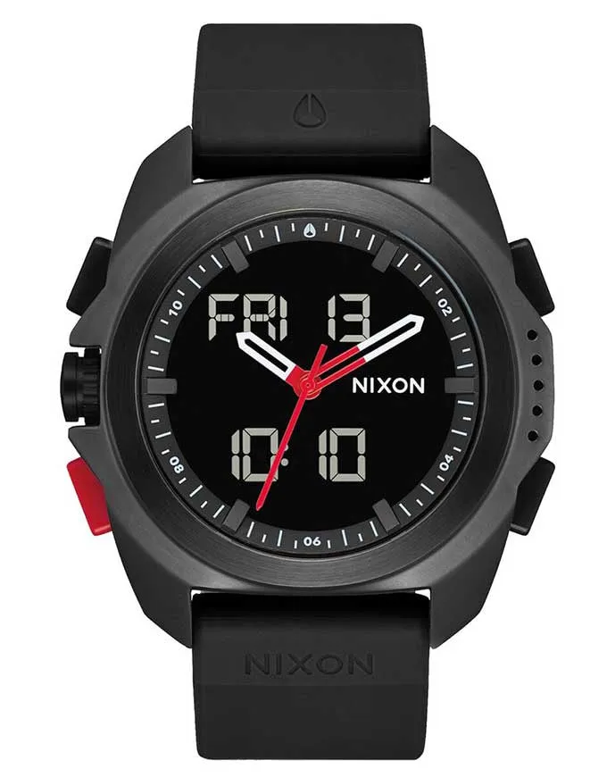 Nixon Ripley Watch | Black/Red/Recco