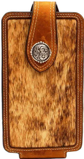 Nocona Men's Calf Hair Western Cell Phone Case