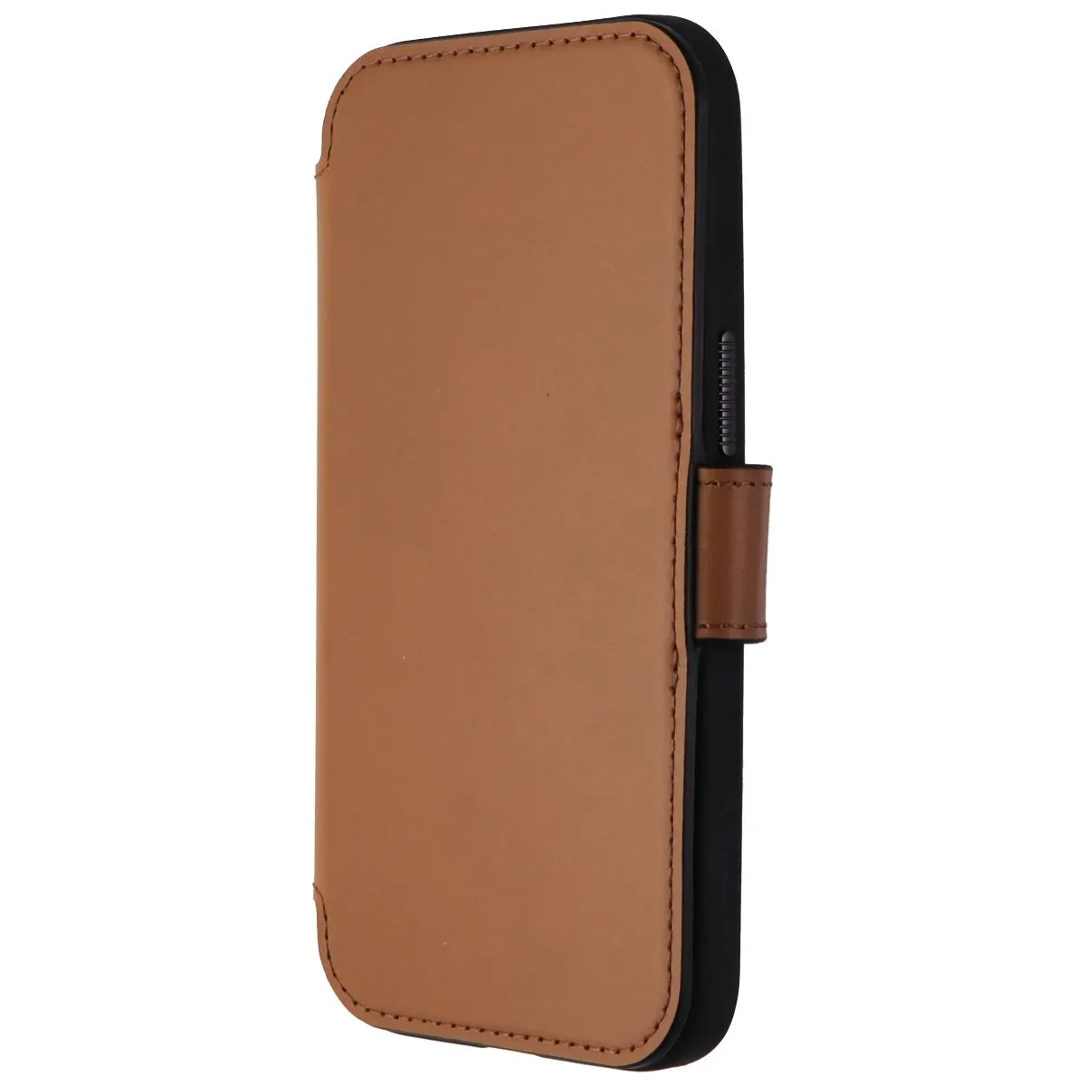 Nomad Modern Leather Folio Case for MagSafe for iPhone 15 - English Tan