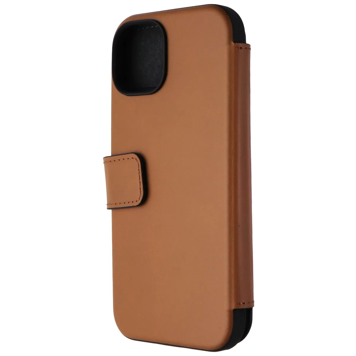 Nomad Modern Leather Folio Case for MagSafe for iPhone 15 - English Tan