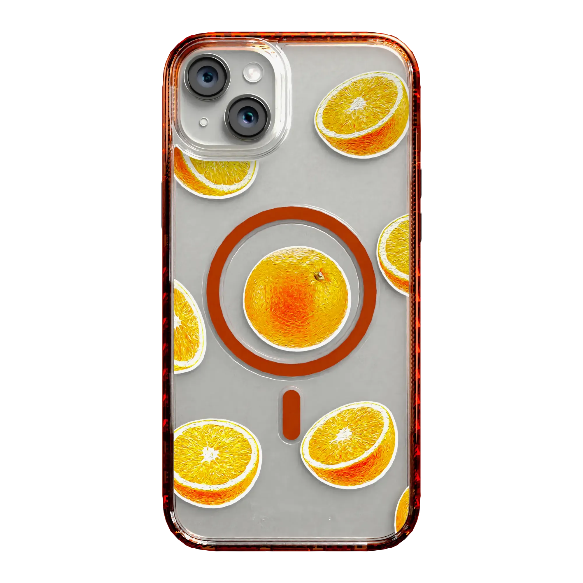 Orange Zest | Protective MagSafe Case | Fruits Collection for Apple iPhone 14 Series