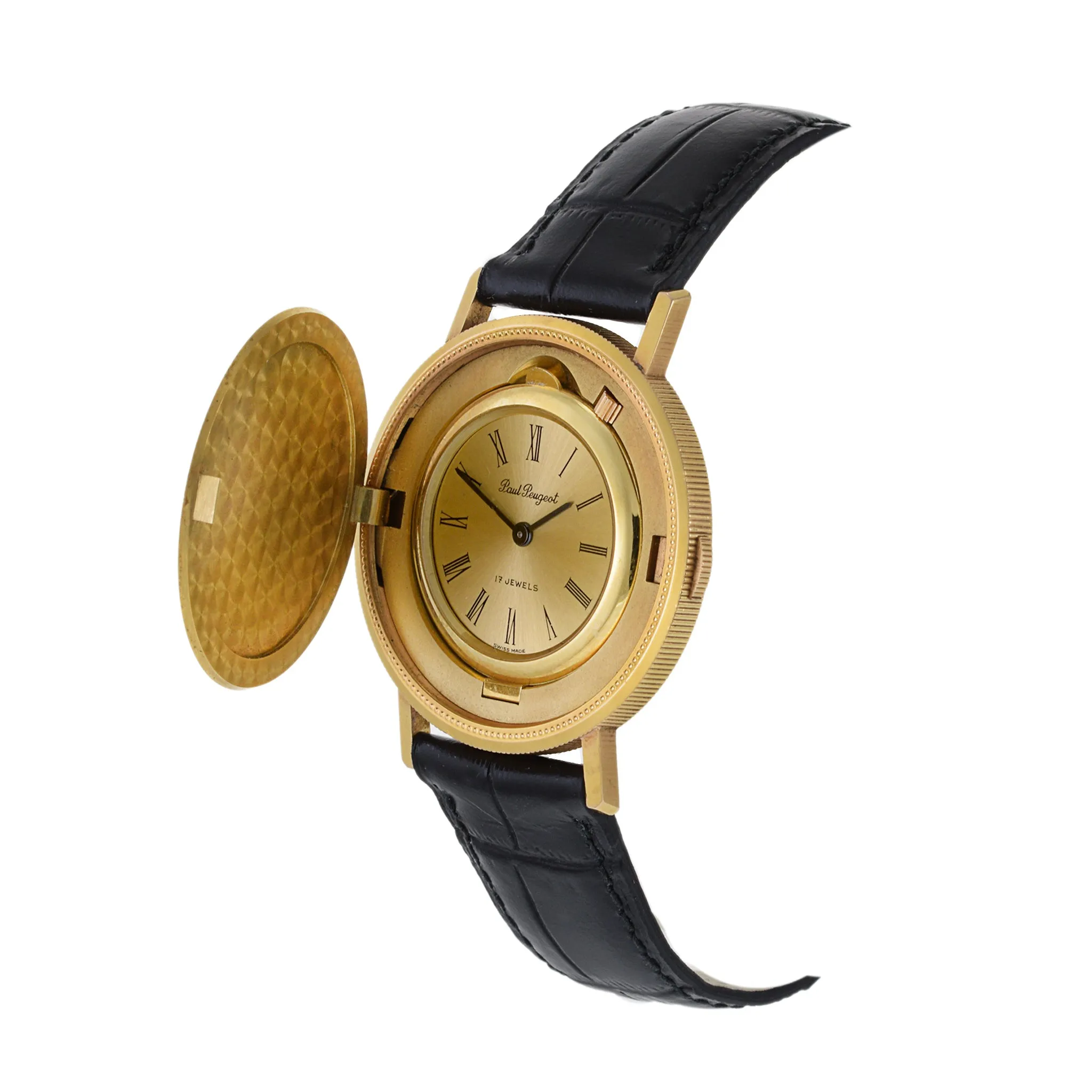 Paul Peugeot Twenty Dollar Manual Wind Coin Watch 18K Gold and 22K Gold