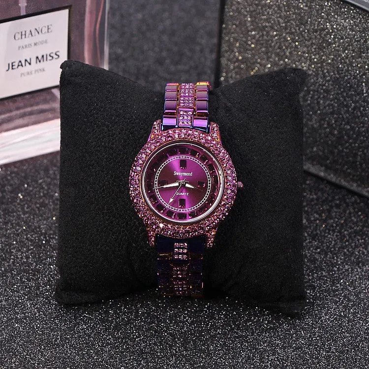 Personality Shining Purple Women's Watch