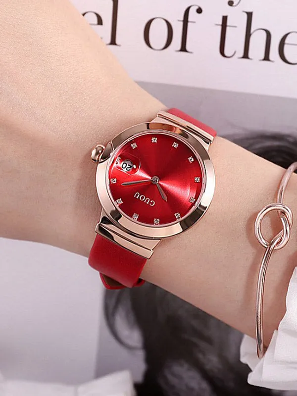 Personality Women's Watch With Calendar