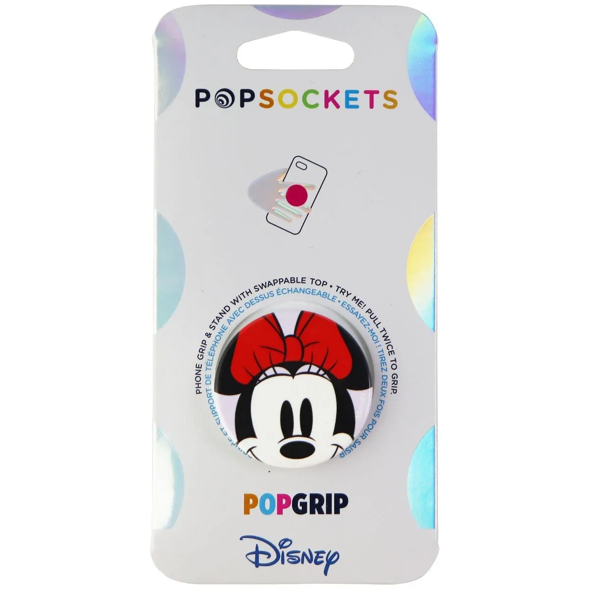 PopSockets: PopGrip Expanding Stand & Grip w/ Swappable Top - Peekaboo Minnie