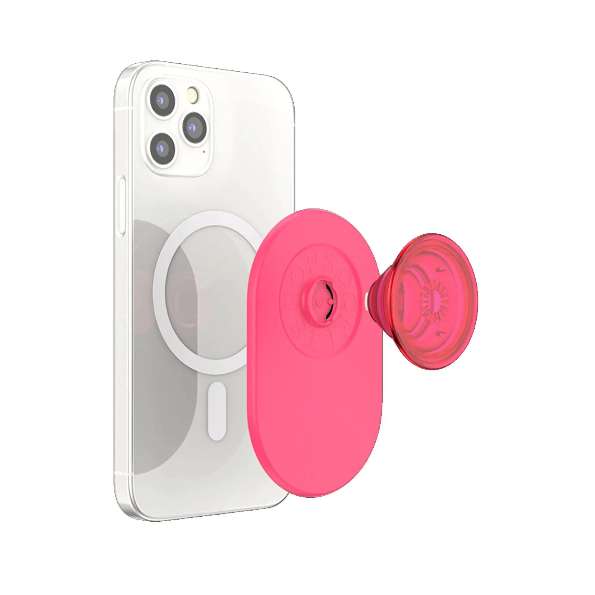 PopSockets Popgrip for Magsafe Magnetic phone grip and stand - Neon Pink