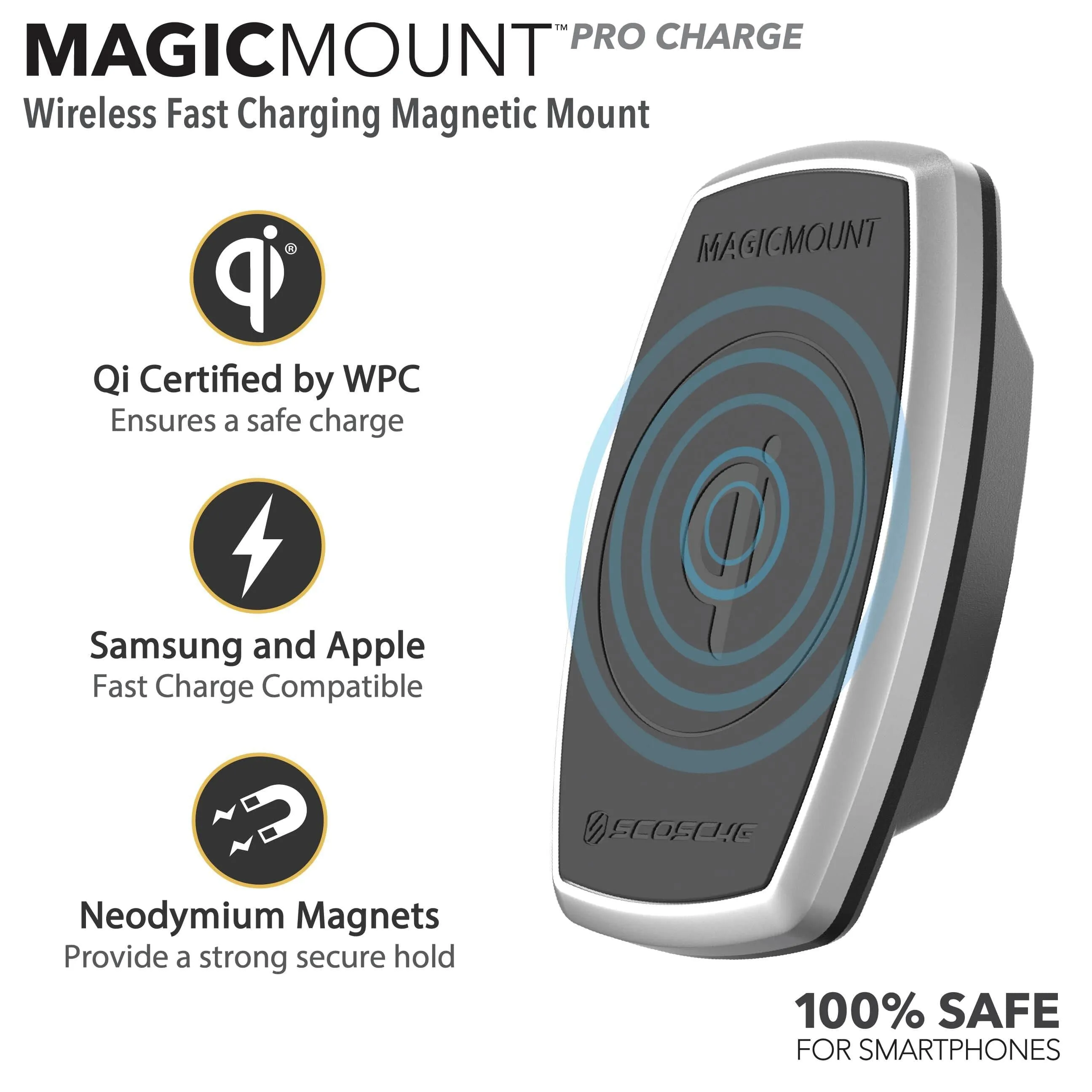 Presidio Mount   MagicMount Pro Charge for iPhone X