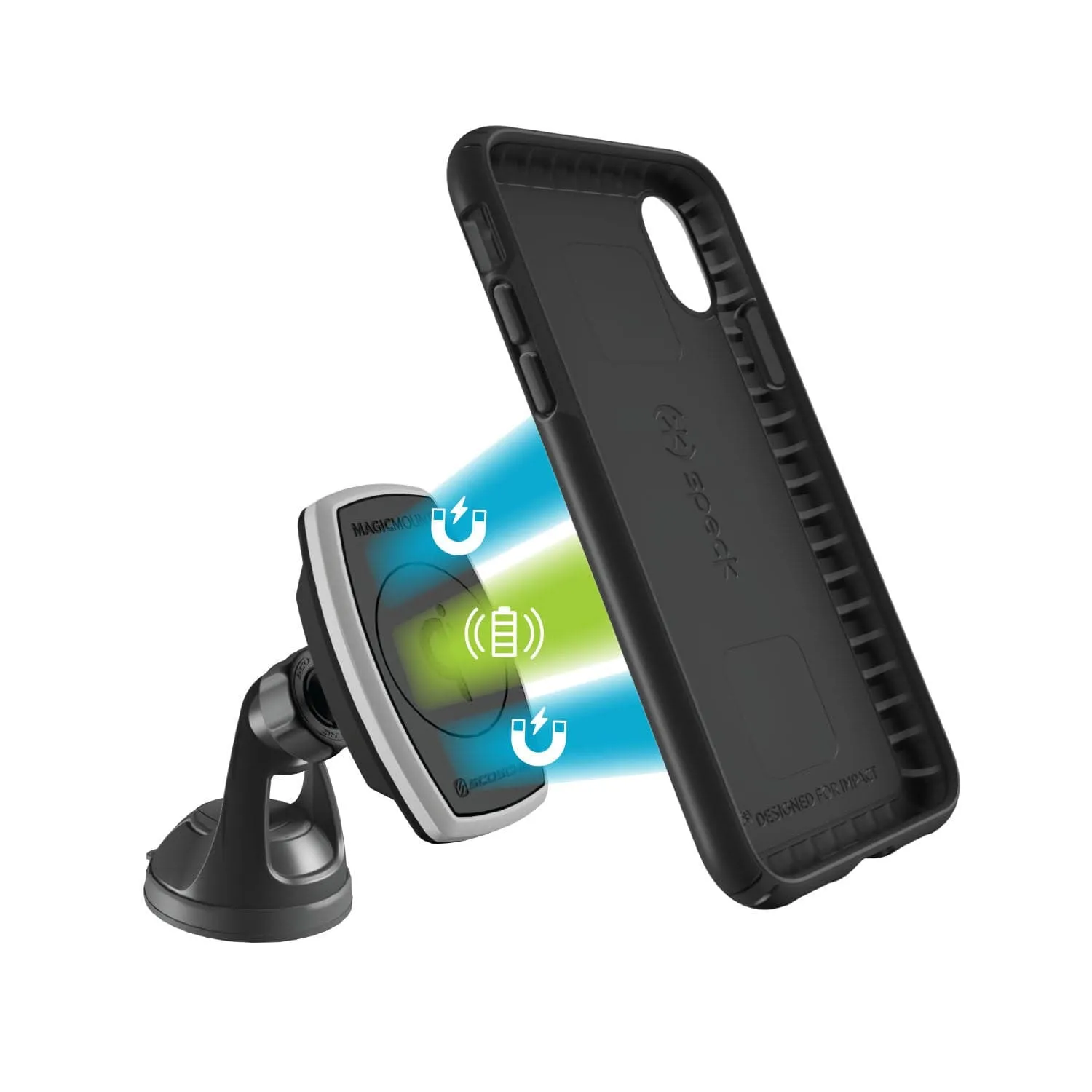 Presidio Mount   MagicMount Pro Charge for iPhone X