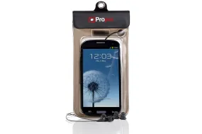 ProperAV Waterproof Case with Waterproof Earphones for Smartphones