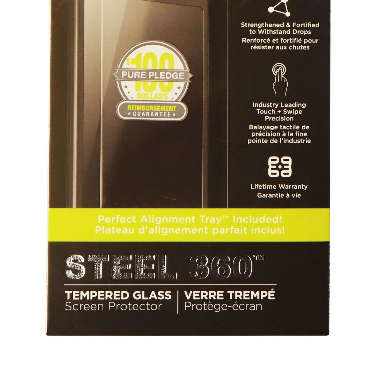 PureGear LG V20 Steel 360 Tempered Glass Screen Protector Guard - Clear